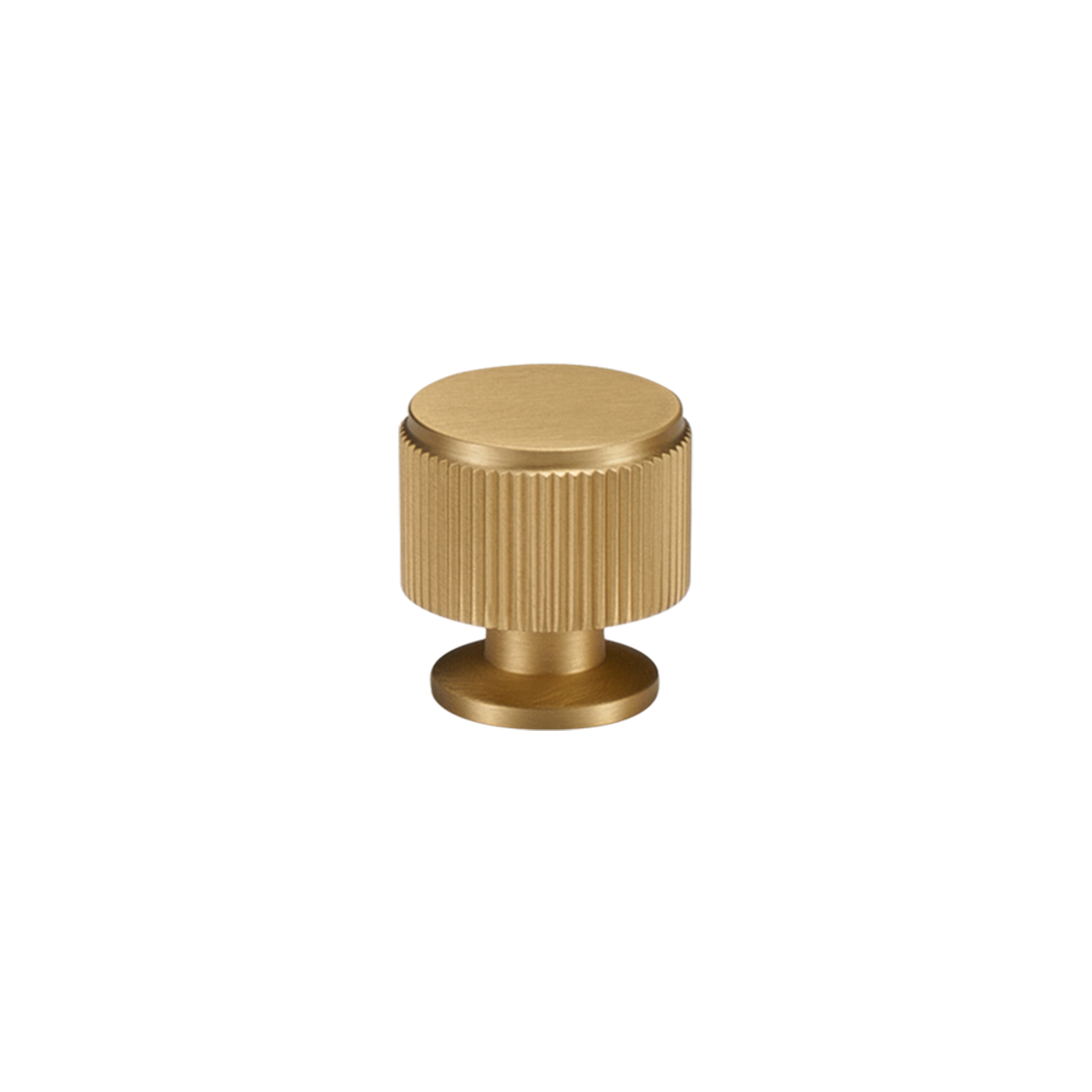 Vexel Solid Brass Knob | Gold
