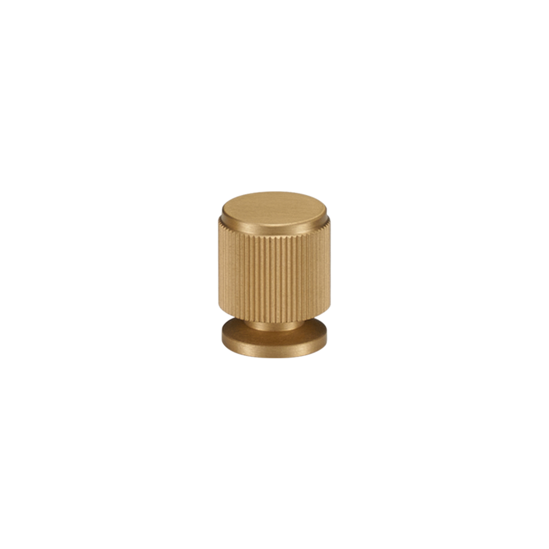 Vexel Solid Brass Knob | Gold