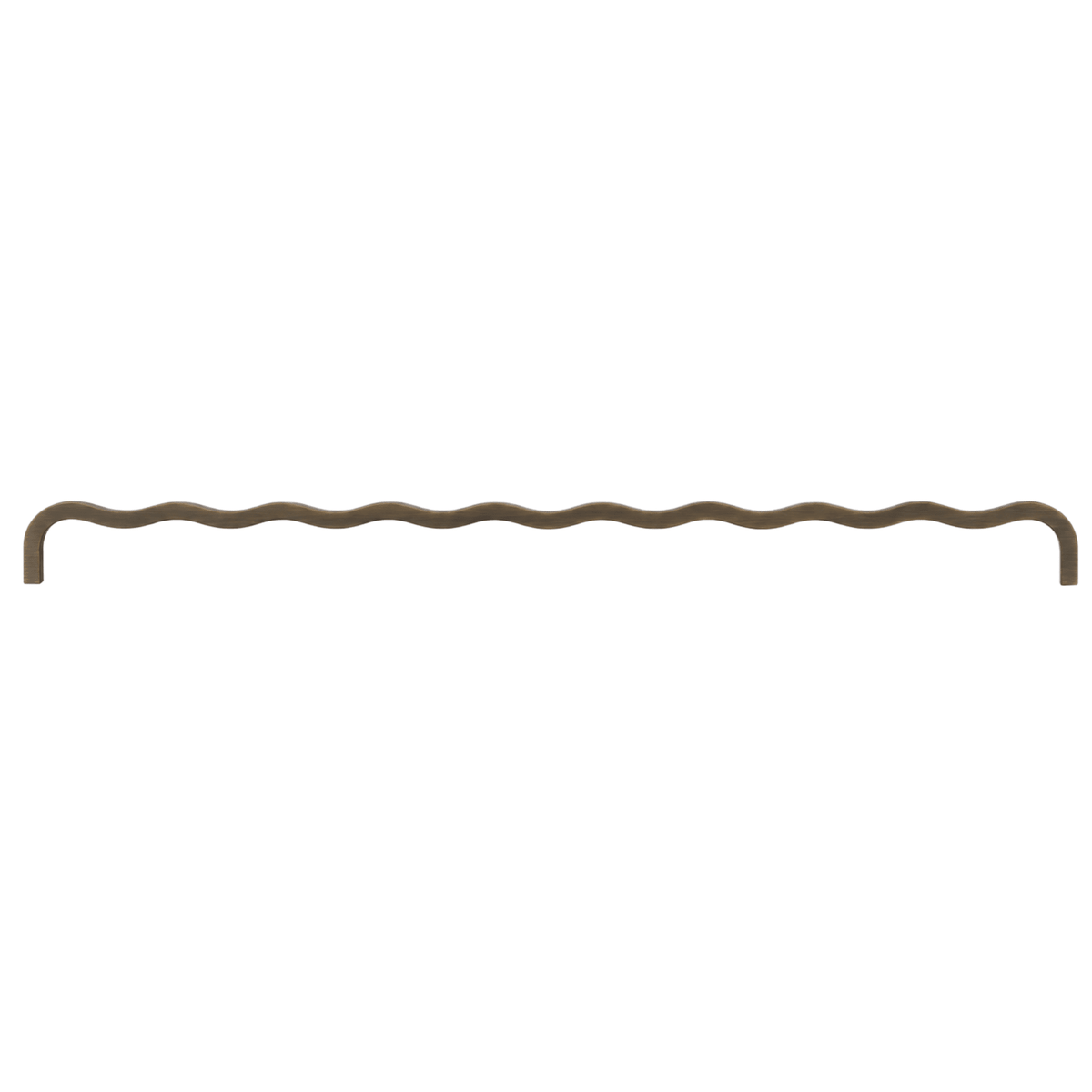 Wavey Solid Brass Handle | Bronze - Passio Interiors
