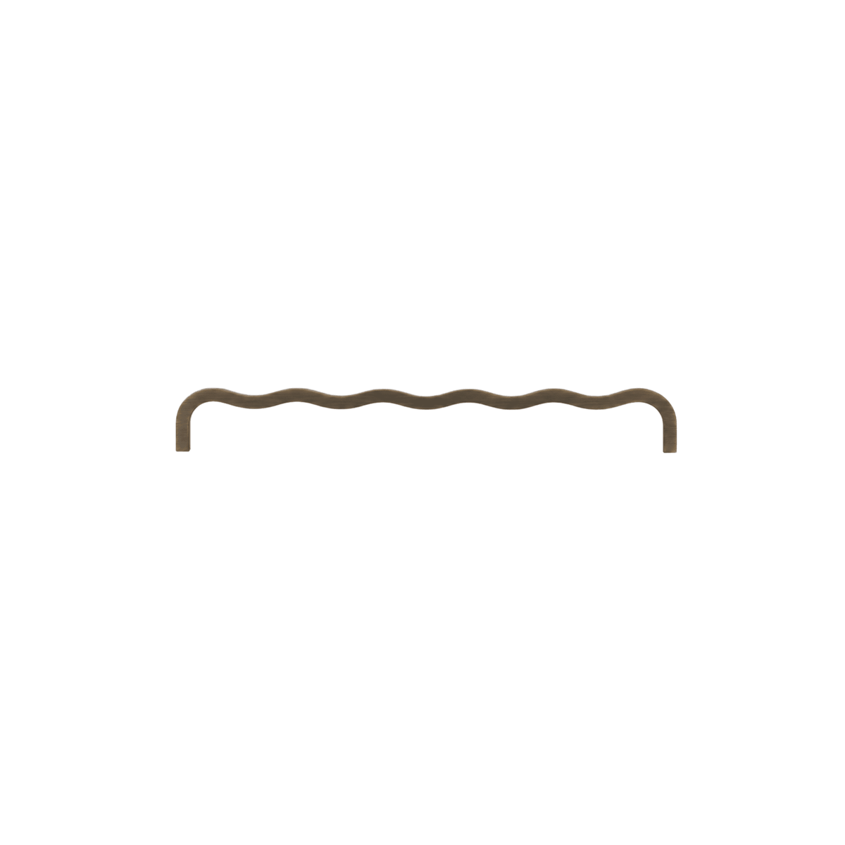 Wavey Solid Brass Handle | Bronze - Passio Interiors