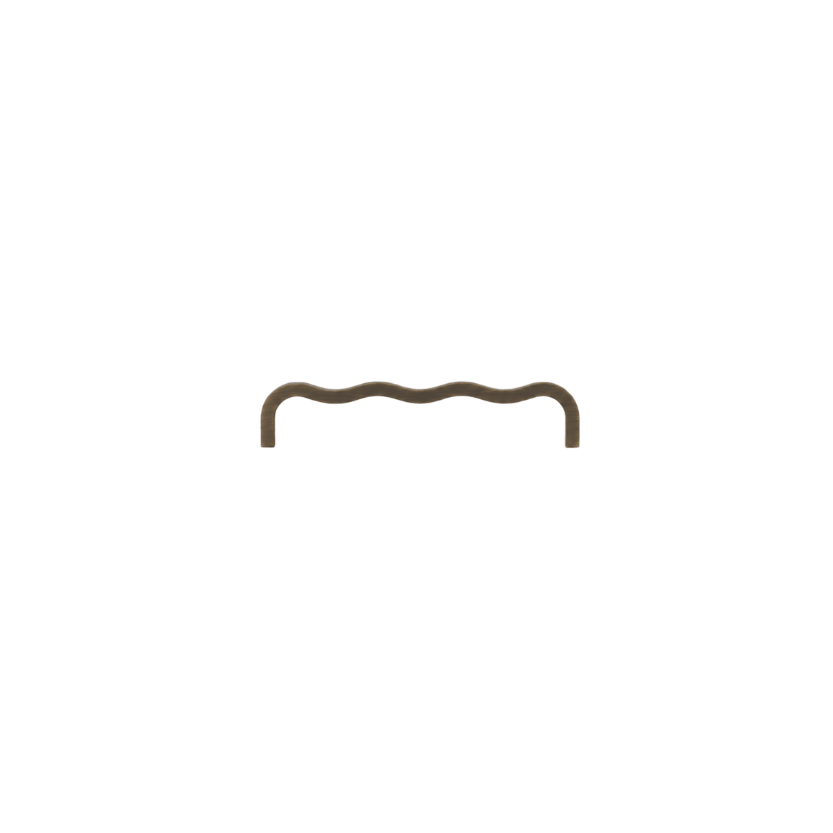 Wavey Solid Brass Handle | Bronze - Passio Interiors