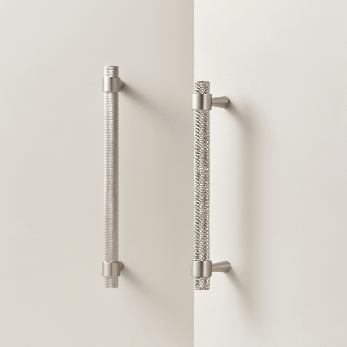 Bevan Solid Brass Handle | Satin Nickel - Passio Interiors