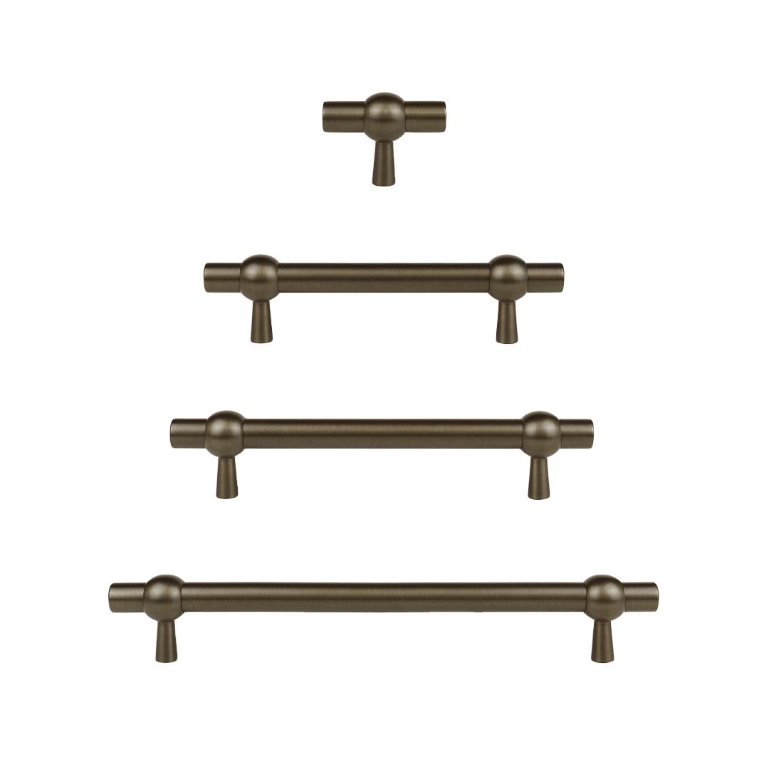 Forma Solid Brass Handle | Bronze - Passio Interiors