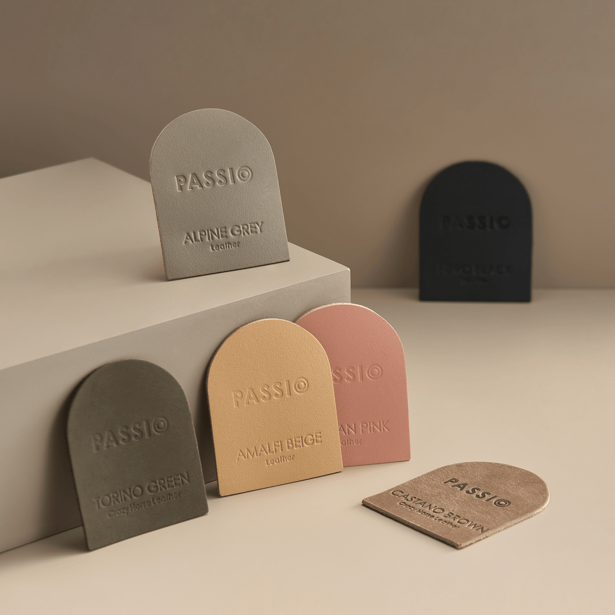 Leather Sample Disc | 6 Pack - Passio Interiors