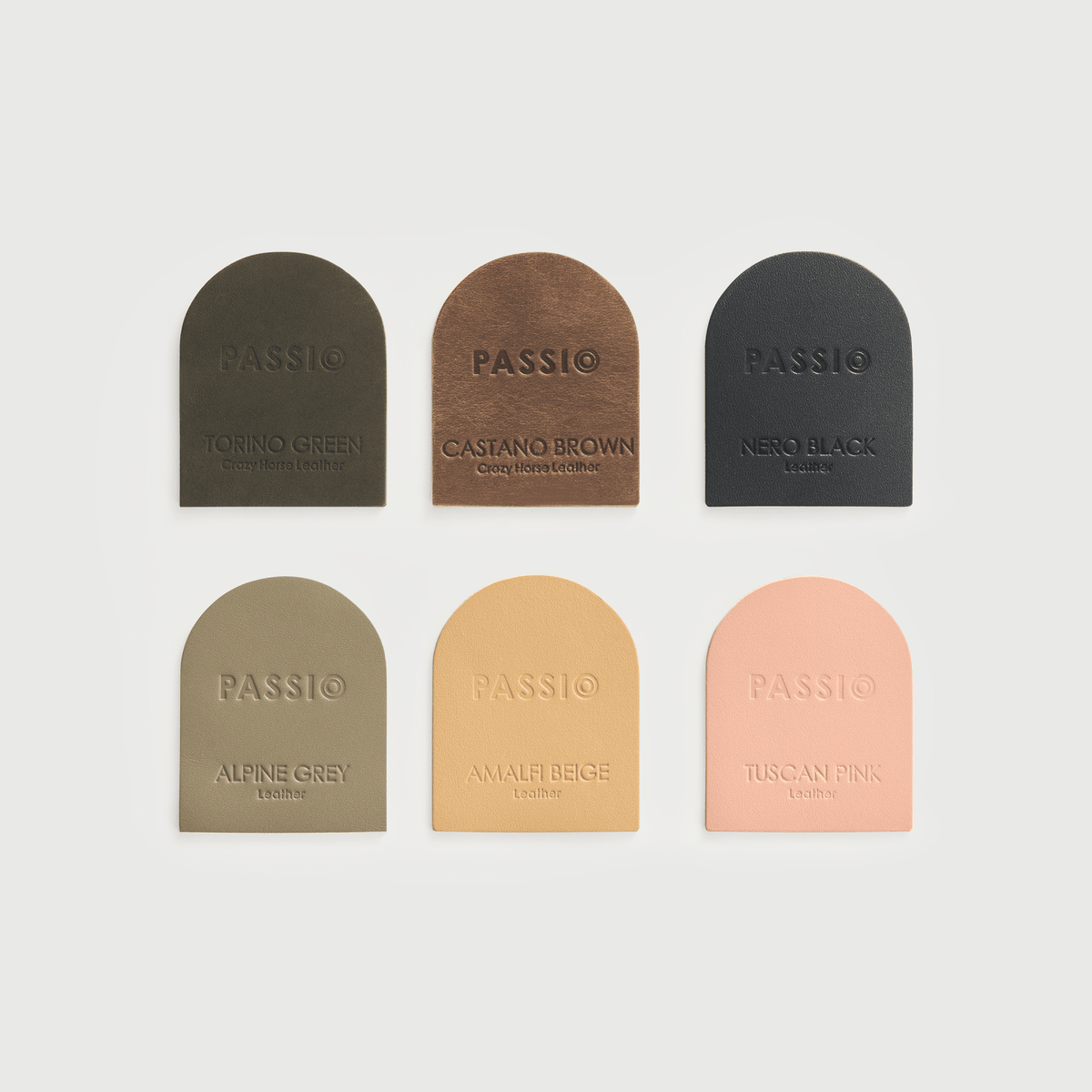Leather Sample Disc | 6 Pack - Passio Interiors