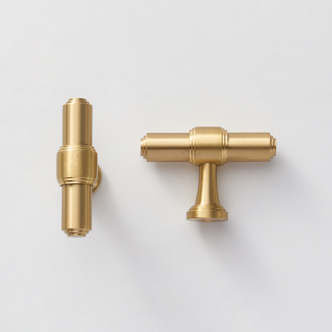 Orson Solid Brass Handle | Satin Brass XS - XXXL