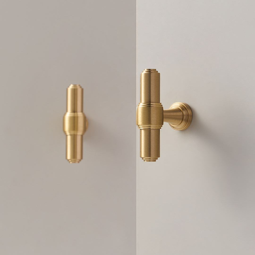 Orson Solid Brass Handle | Satin Brass XS - XXXL