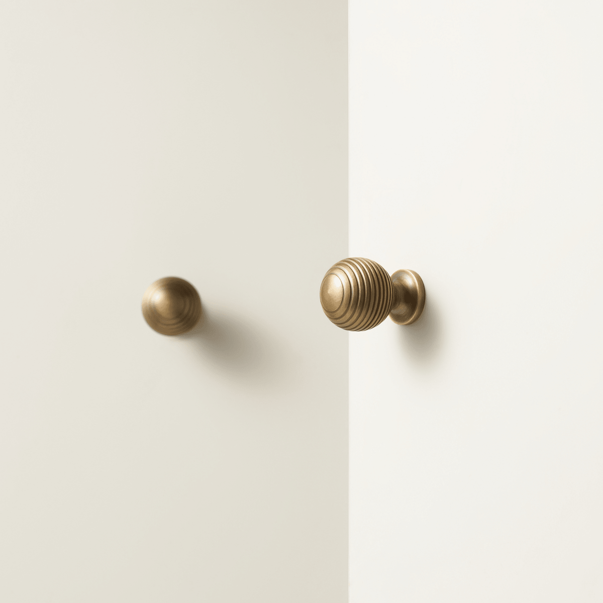 Renzo Solid Brass Knob | Bronze - Passio Interiors