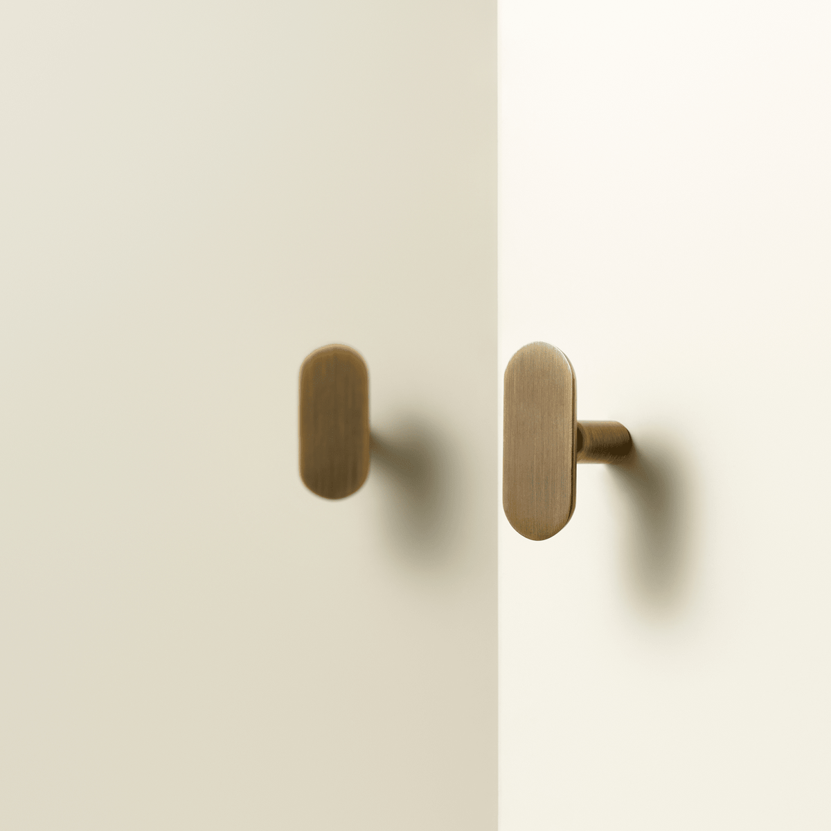 Vela Solid Brass Handle | Bronze - Passio Interiors