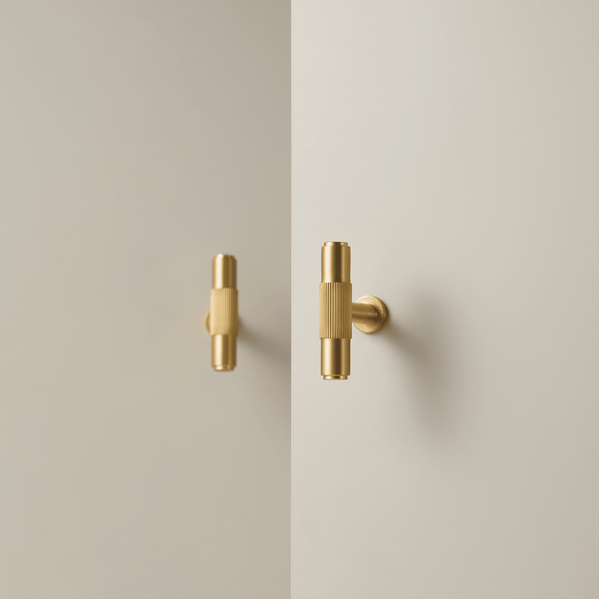 Vexel Solid Brass Handle | Gold - Passio Interiors