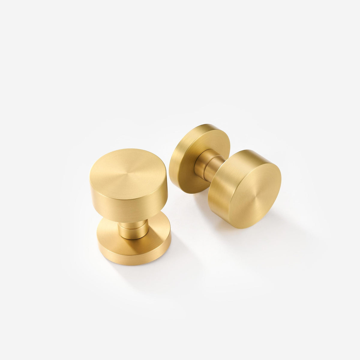 Alfie Solid Brass Door Knob | Gold