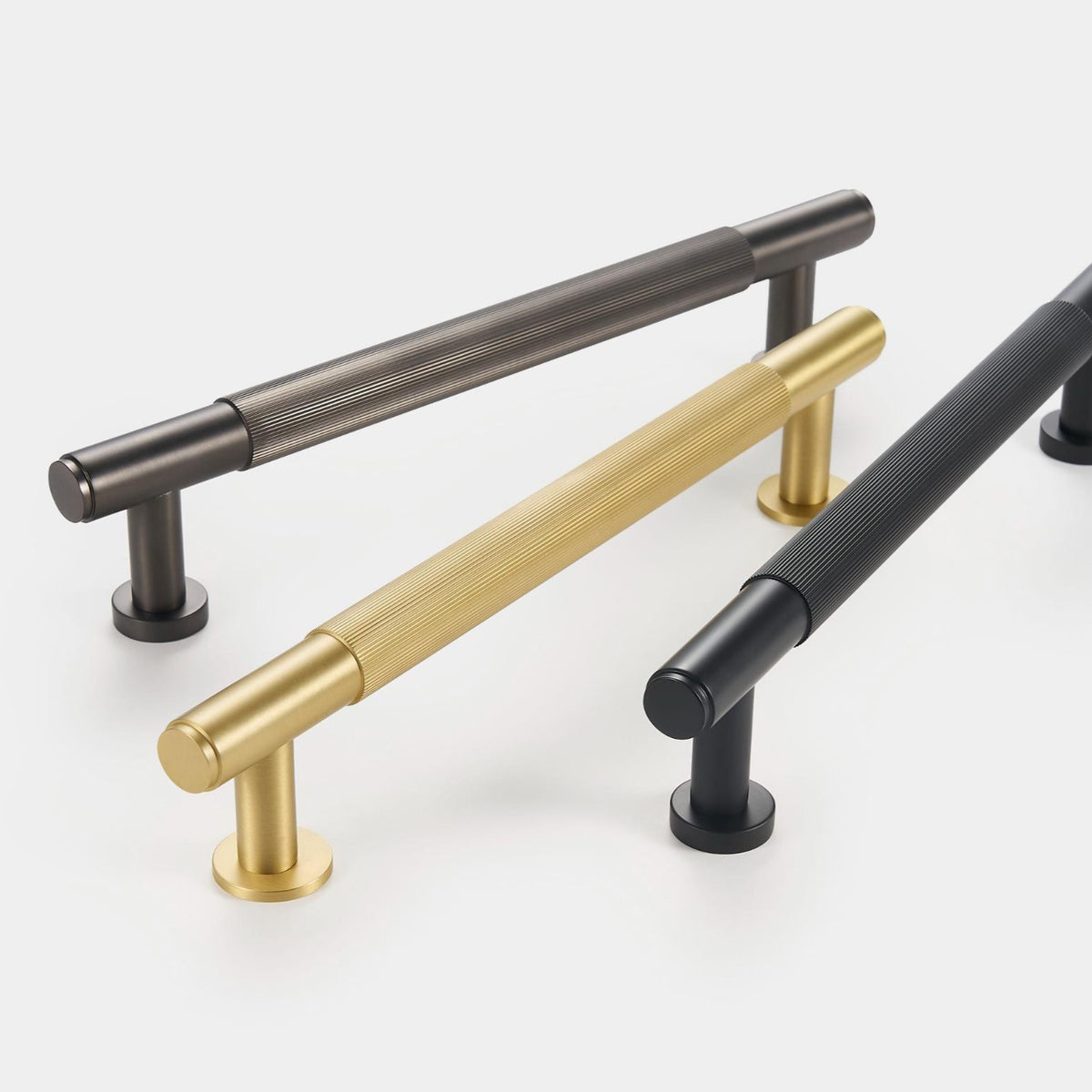 Belzer Single-Sided Solid Brass Door Pull | Gunmetal L - XL