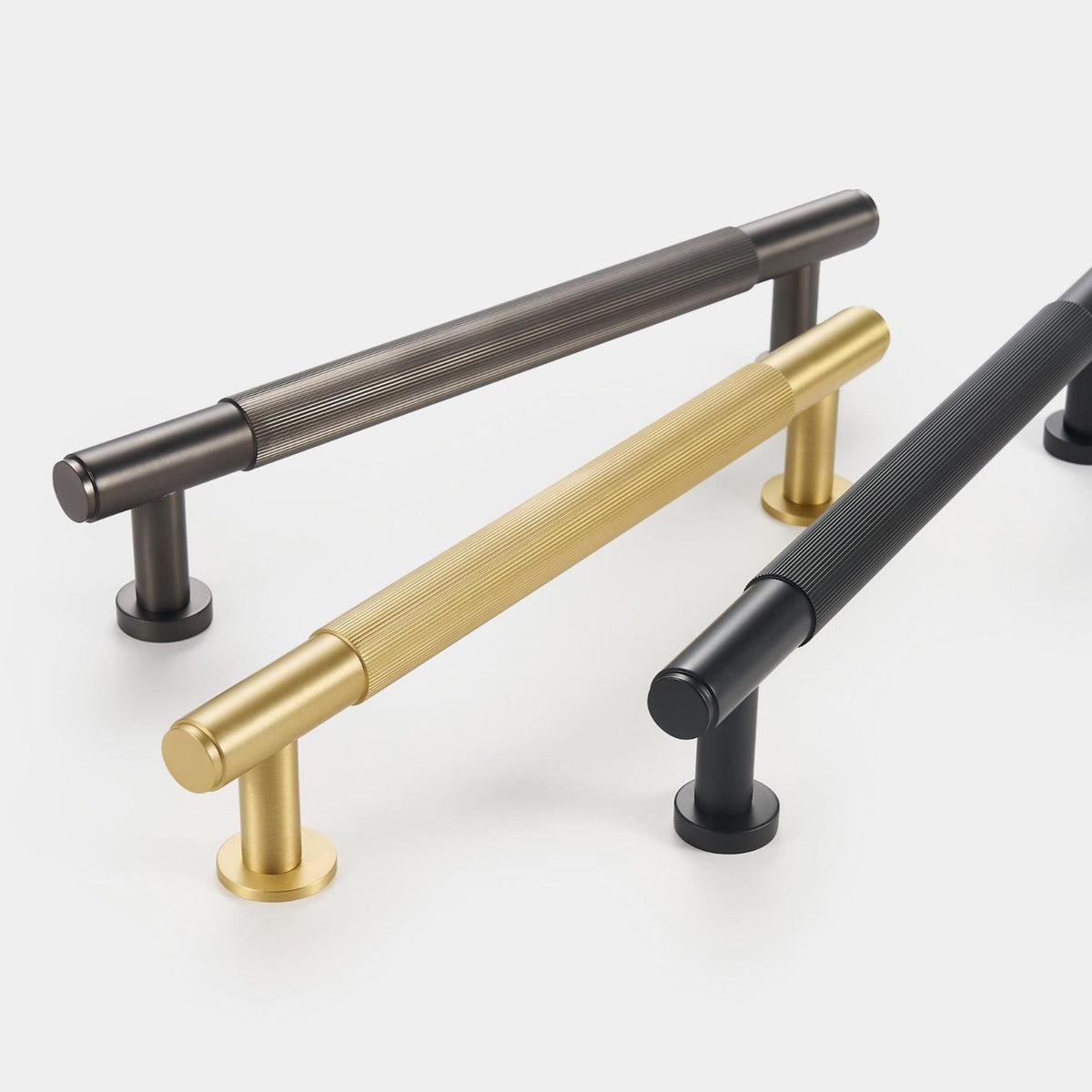 Belzer Single-Sided Solid Brass Door Pull | Black L - XL
