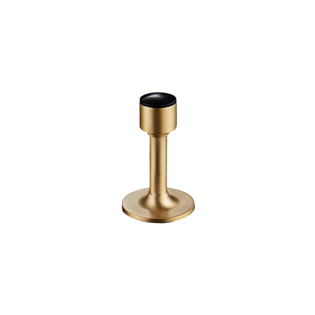 Pillar Solid Brass Door Stop | Gold S - M