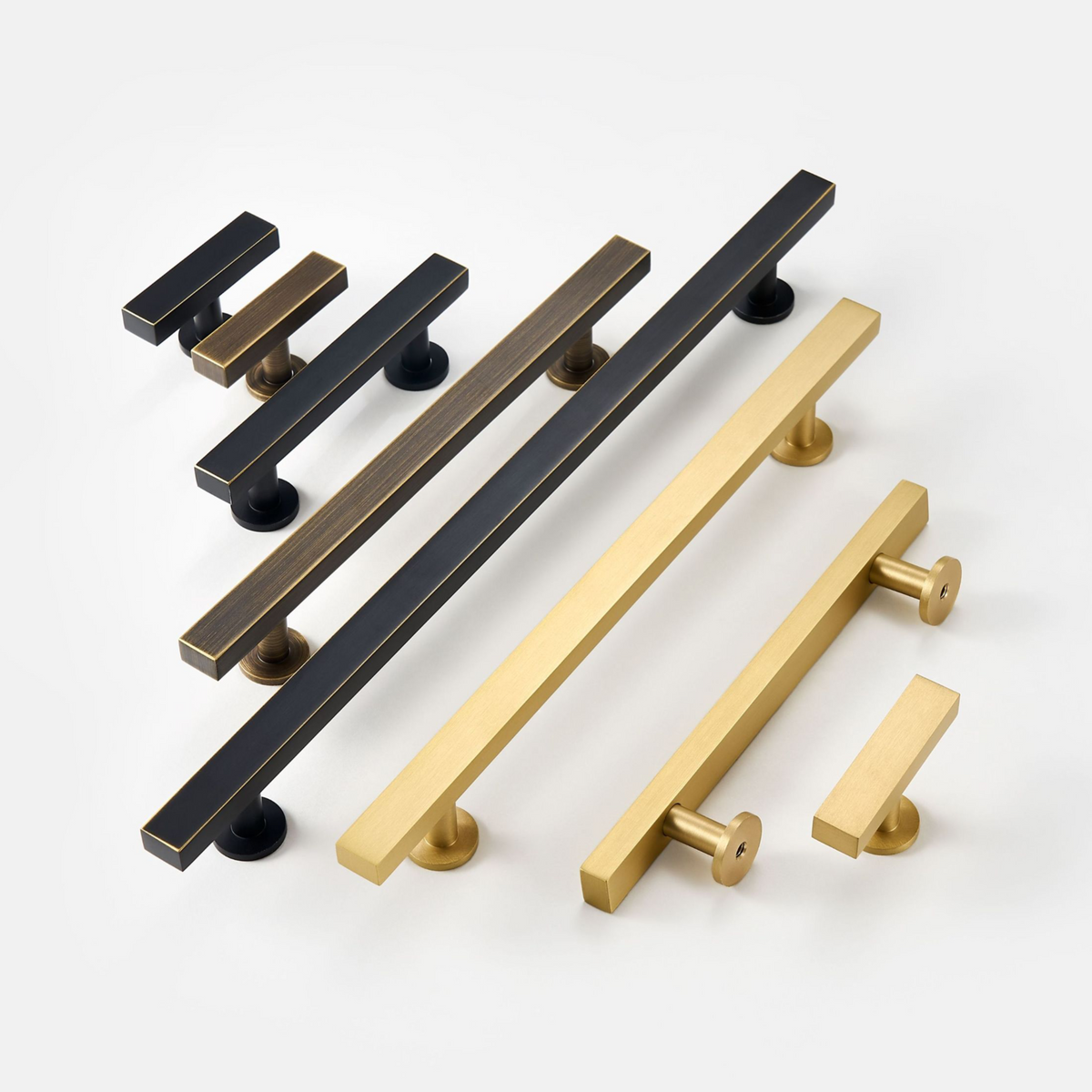 Leo Solid Brass Handle | Gold XS - XXXL