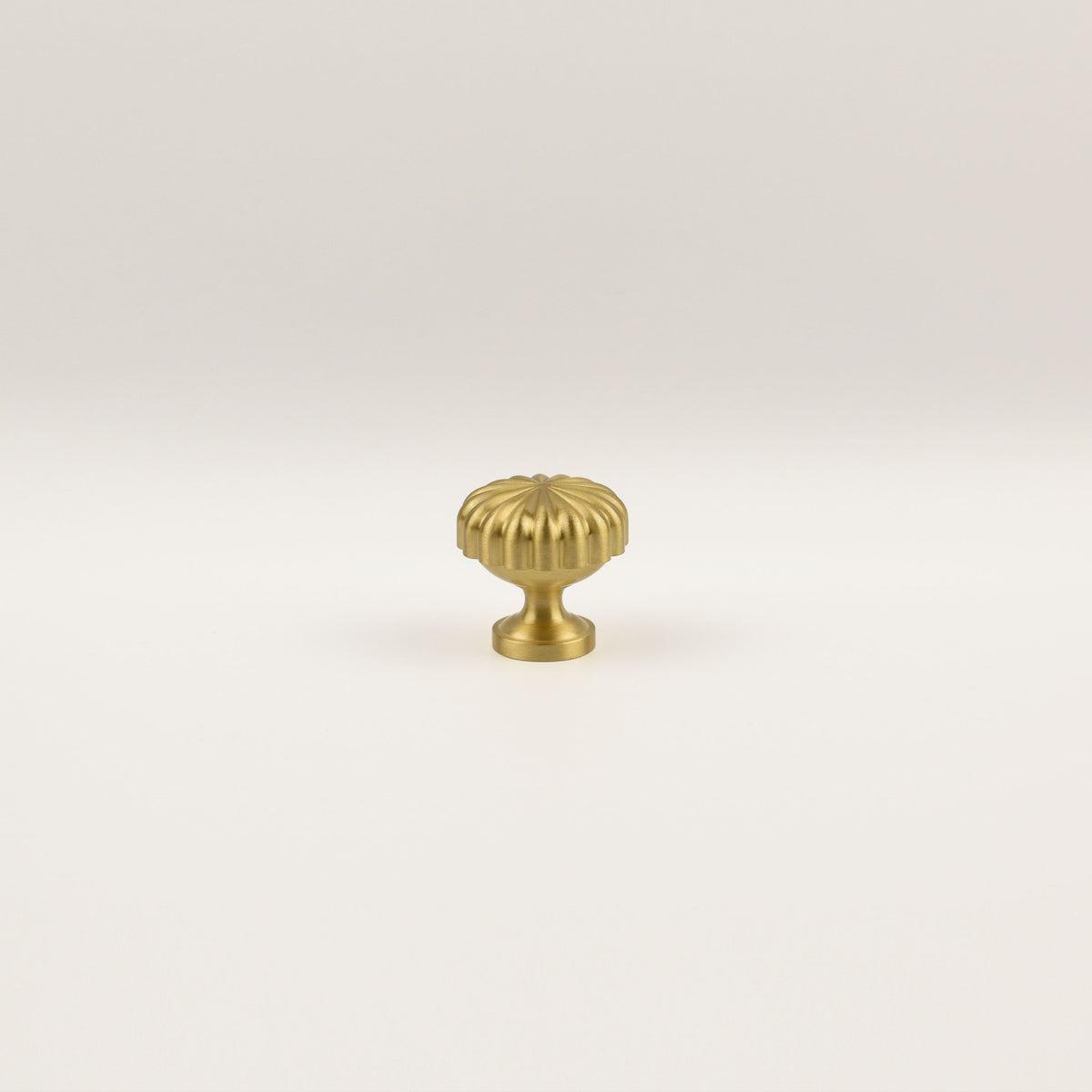 Aurora Solid Brass Knob | Satin Brass