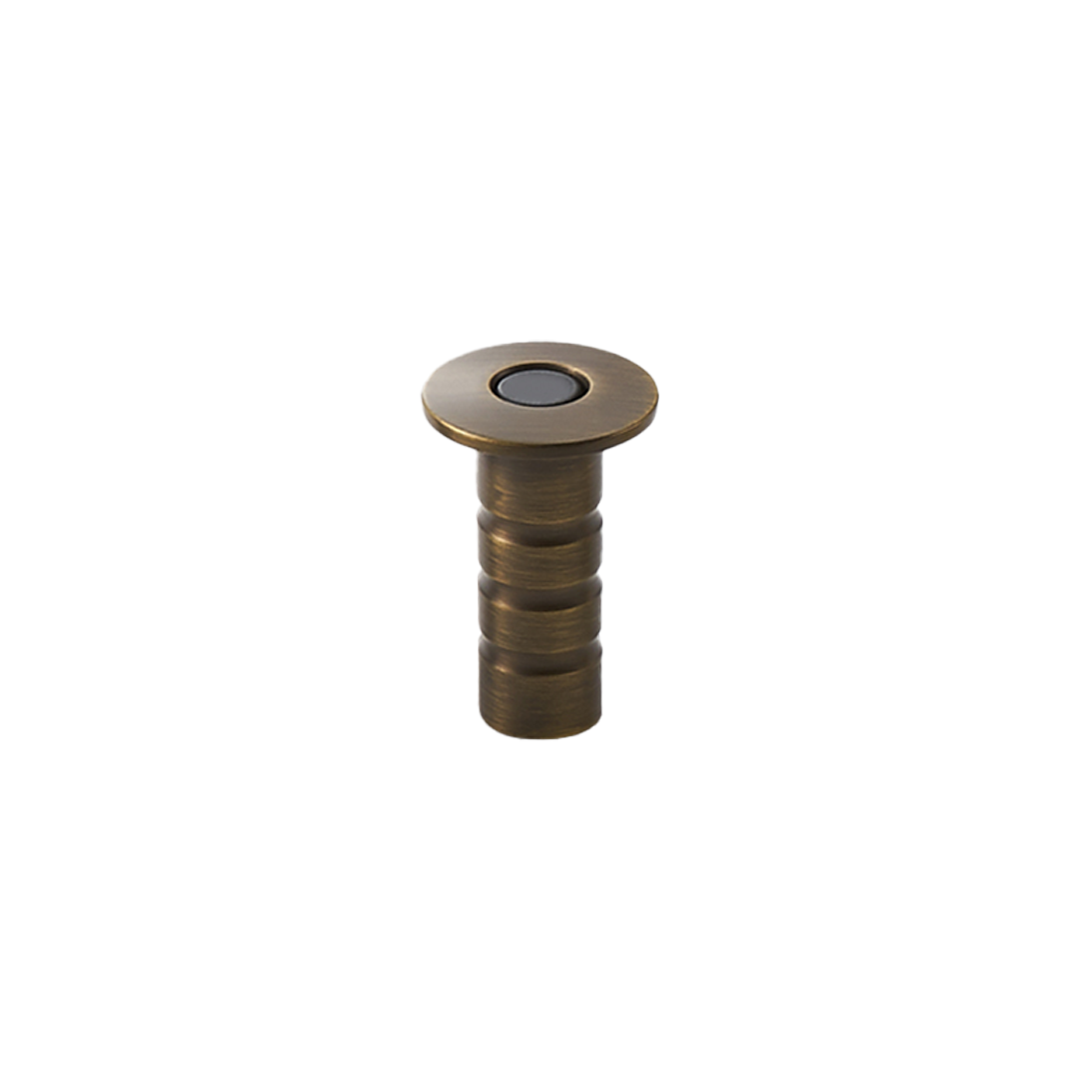 Concealed Magnetic Solid Brass Door Stop | Bronze