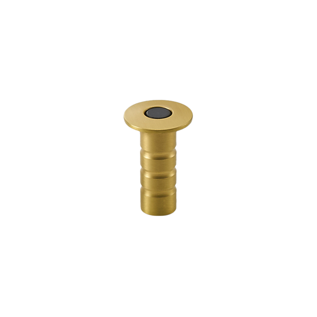 Concealed Magnetic Solid Brass Door Stop | Gold