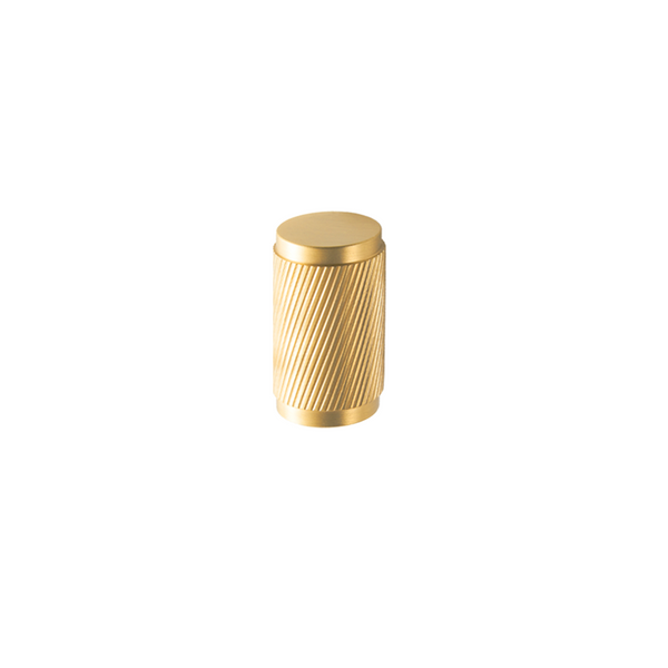 Twirlix Solid Brass Furniture Knob | Gold - Passio Interiors