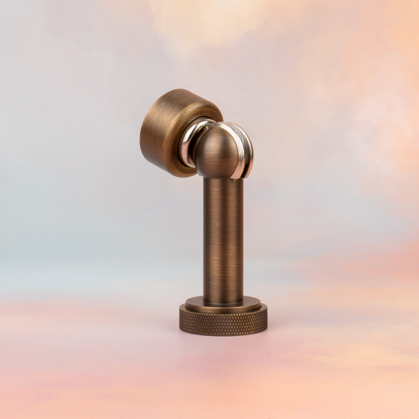 Solid Brass Door Stop Bronze Passio Interiors
