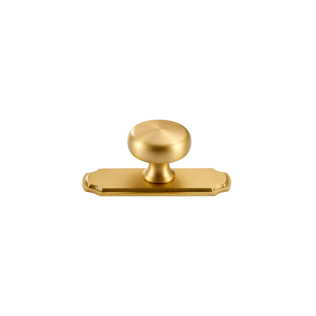 Princeton Solid Brass Knob | Gold