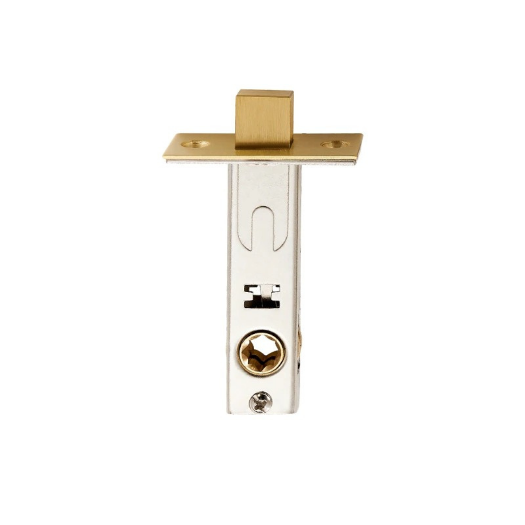 Cross-Knurled Solid Brass Privacy Snib | Gold