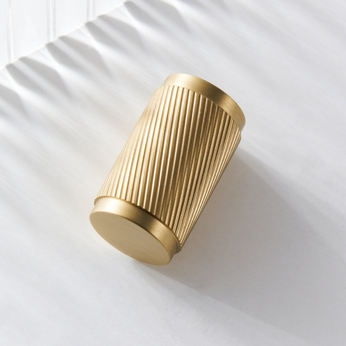Twirlix Solid Brass Furniture Knob | Gold