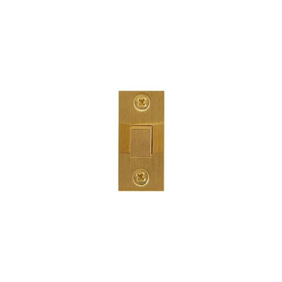 Cross-Knurled Solid Brass Privacy Snib | Gold