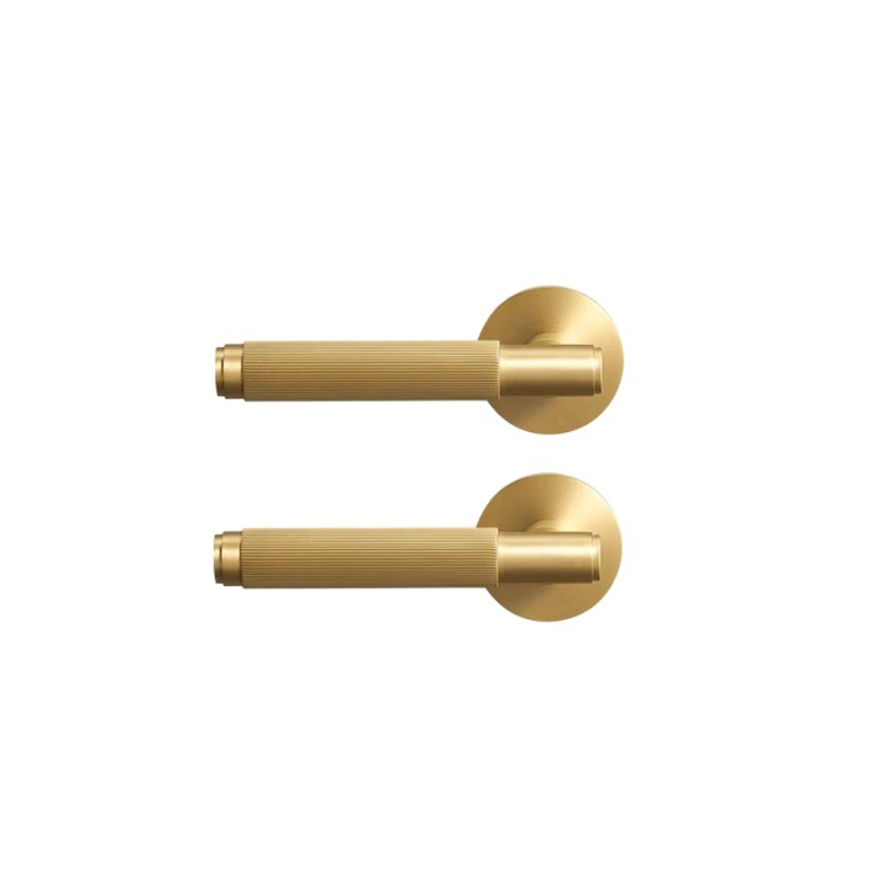 Belzer Solid Brass Door Lever | Gold
