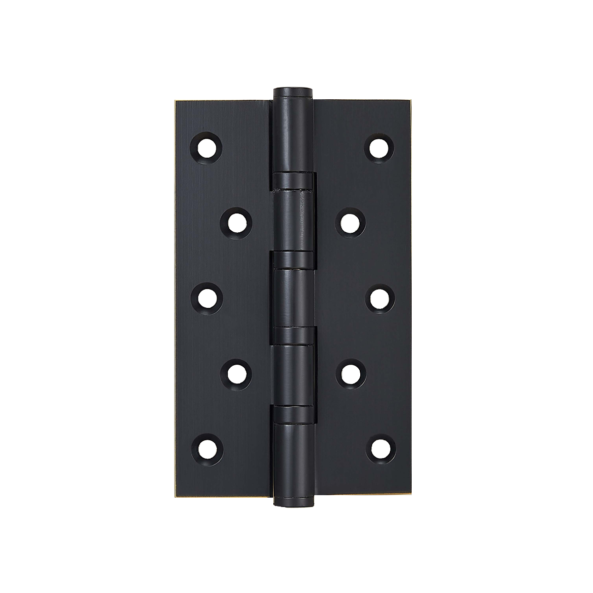 Smooth Solid Brass Butt Hinge | Black S - M