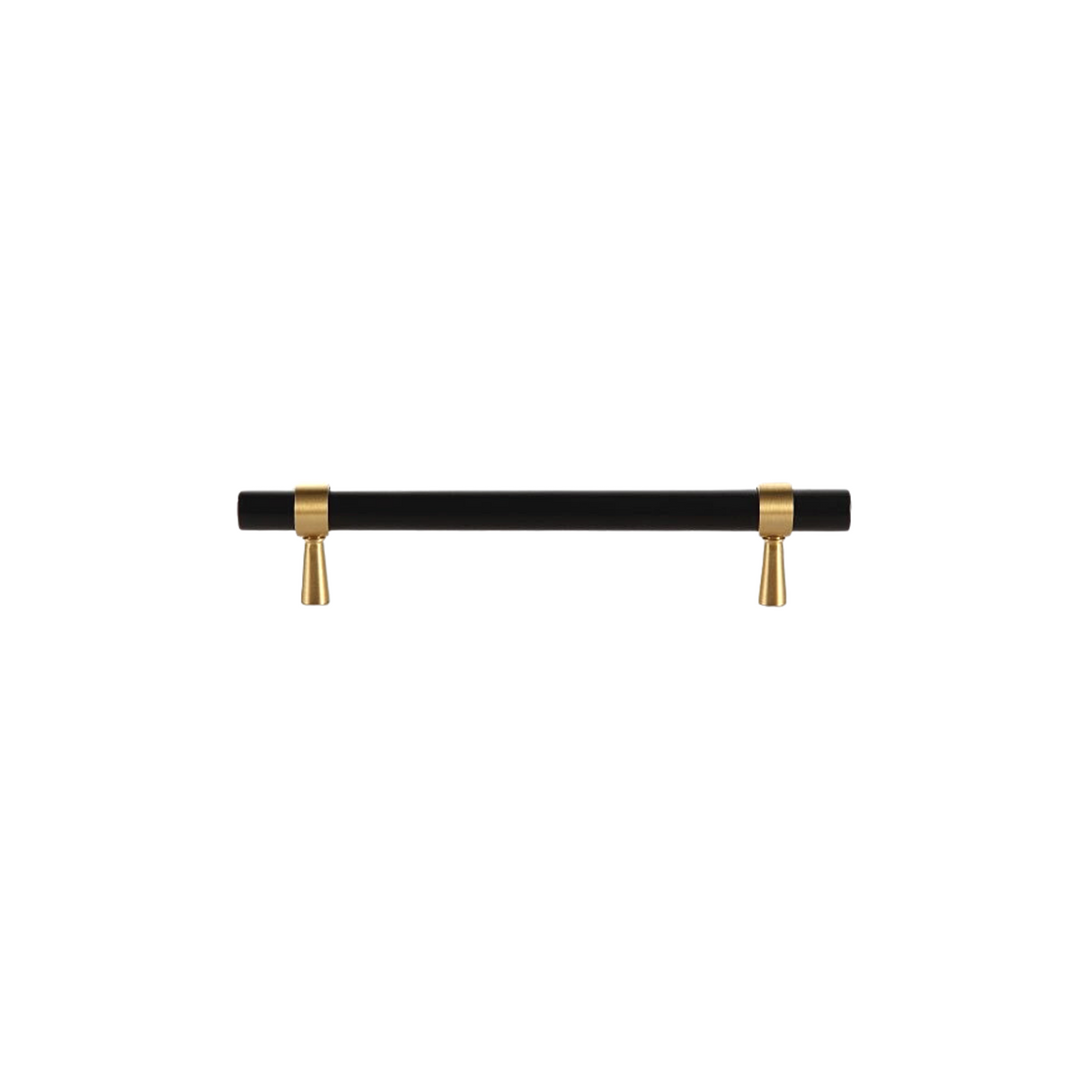 Felix Solid Brass Handle | Black &amp; Gold XS - L