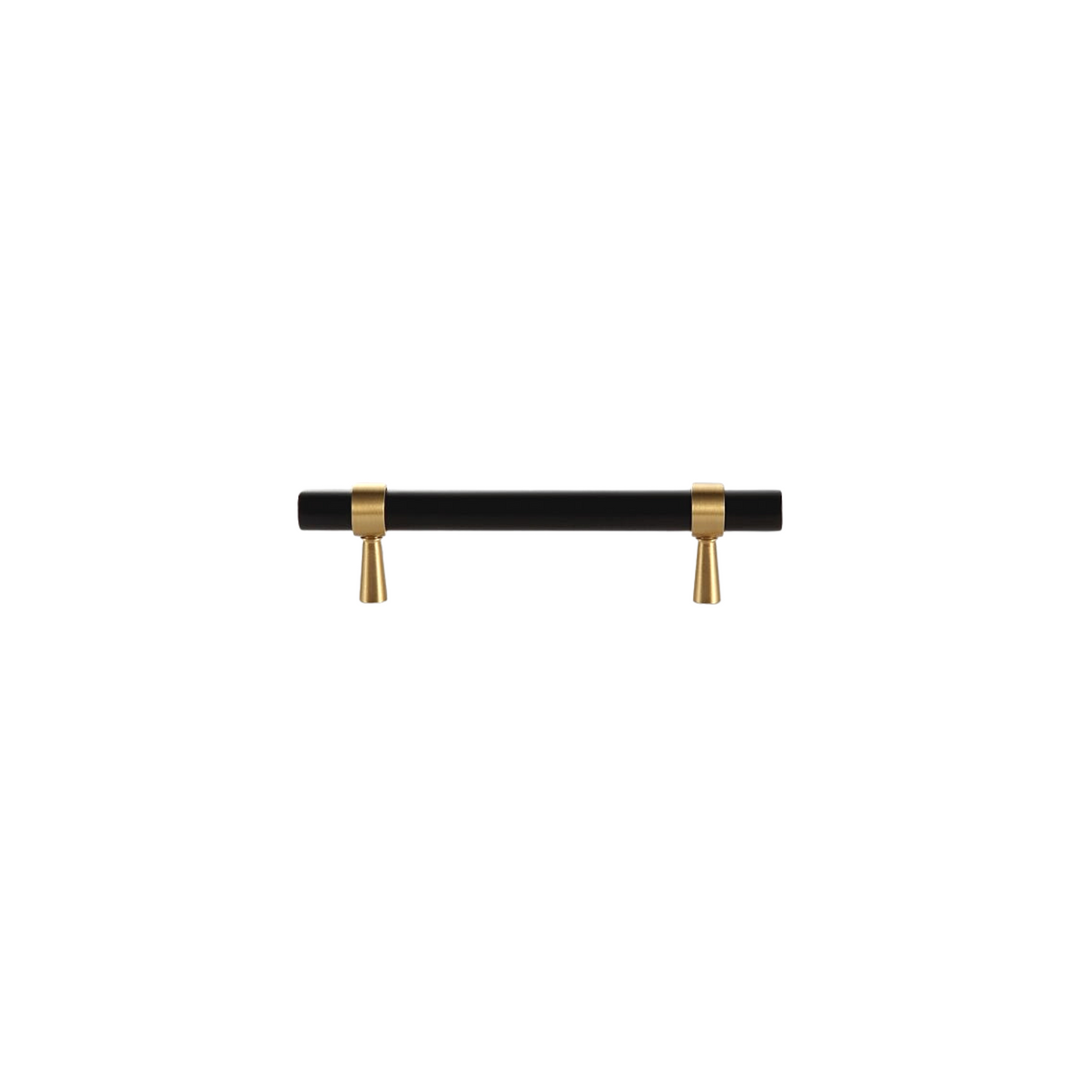 Felix Solid Brass Handle | Black &amp; Gold XS - L