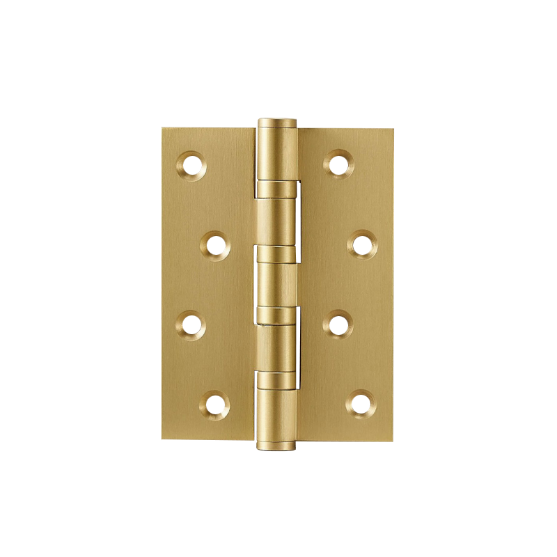 Smooth Solid Brass Butt Hinge | Gold S - M