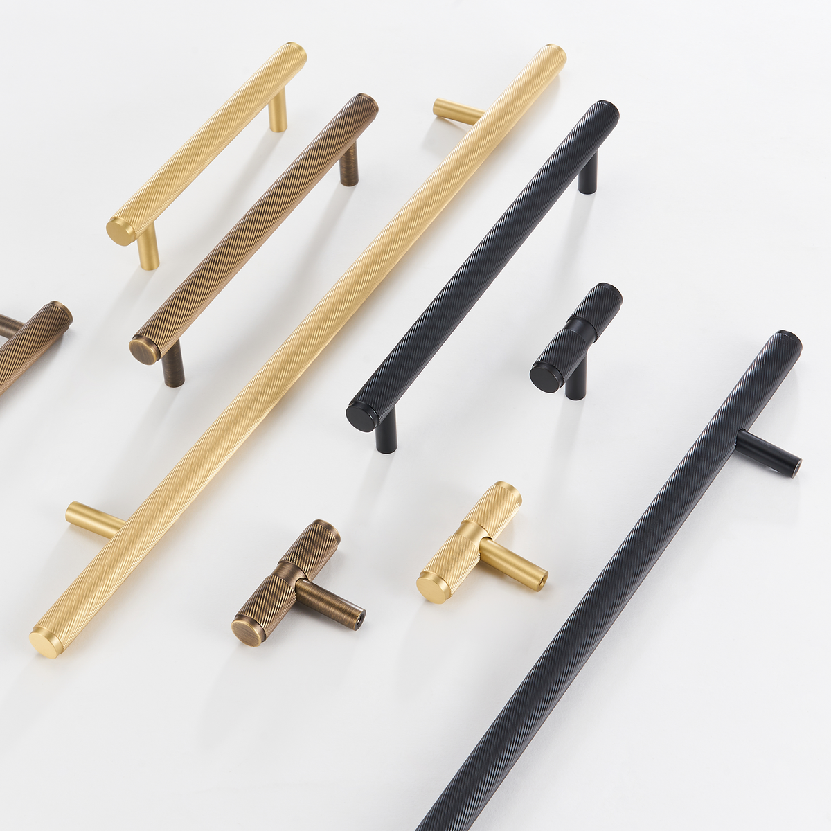 Twirlix Solid Brass Handle II | Black XS - XL